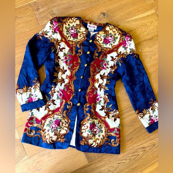 Maggy london vintage silk blazer - Picture 1 of 6